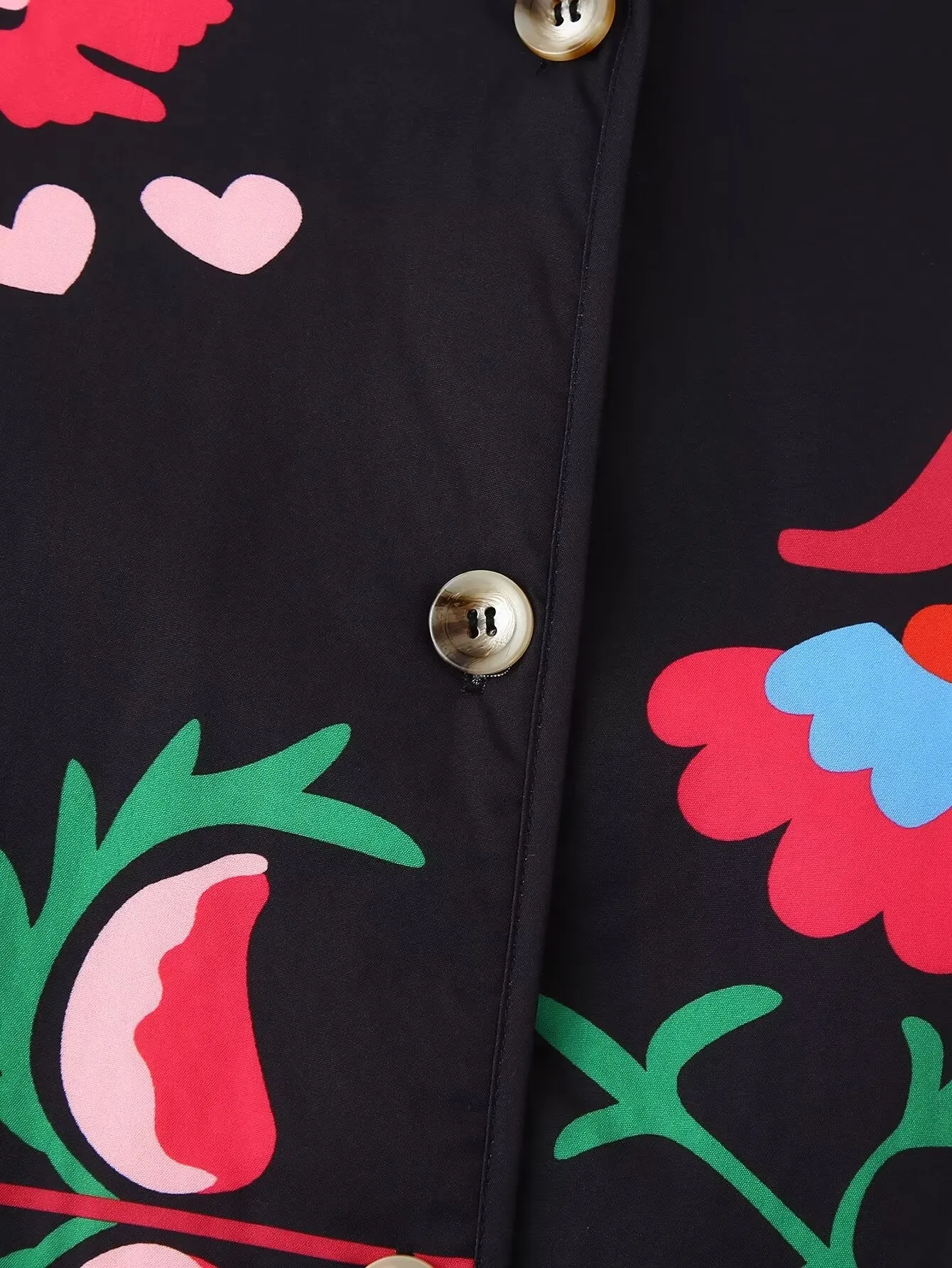 Frida Floral-Print Boho Jacket