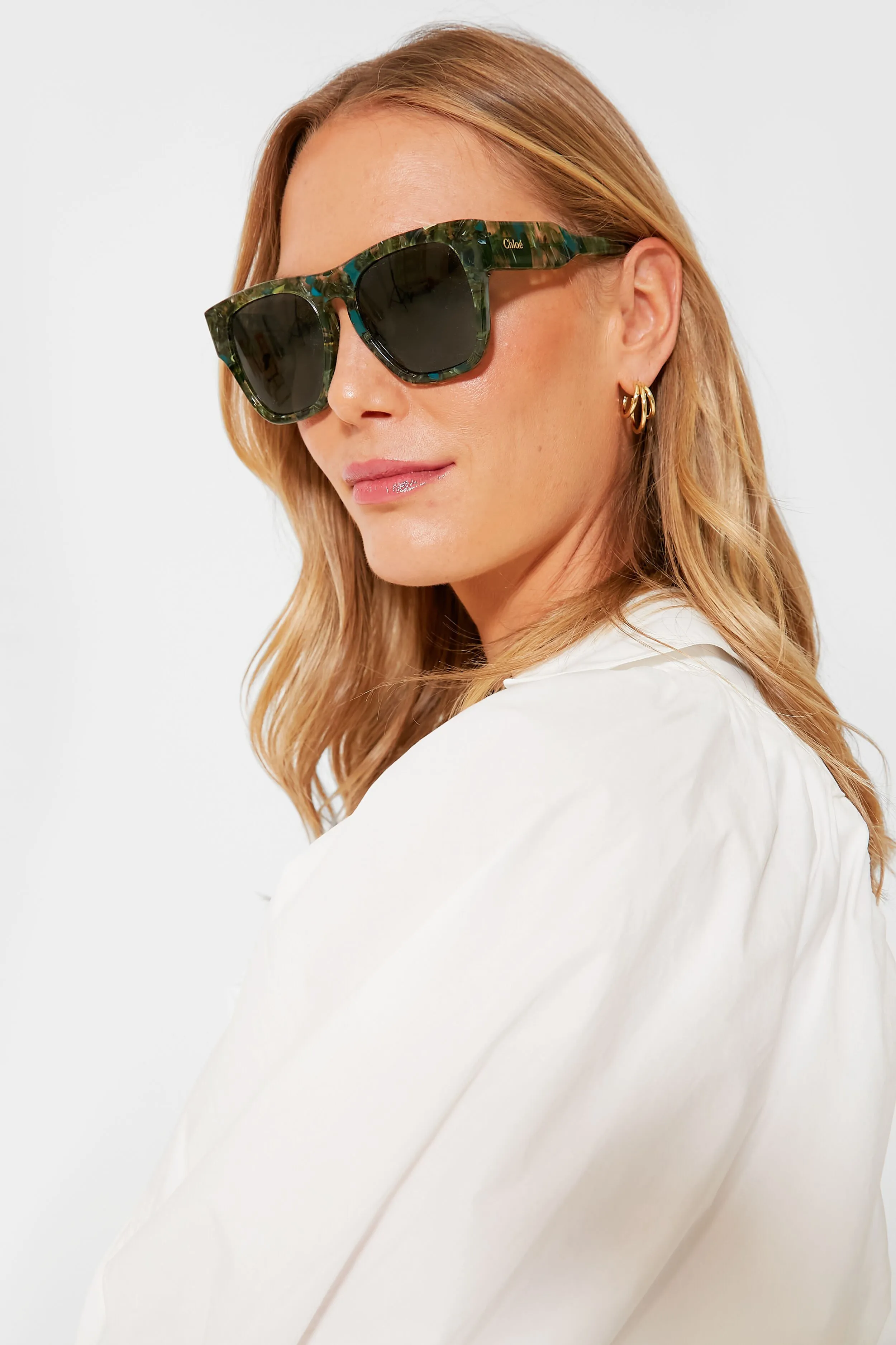 Green Gayia Sunglasses