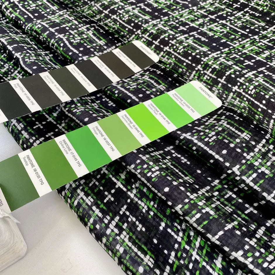 Green Silk Charmeuse
