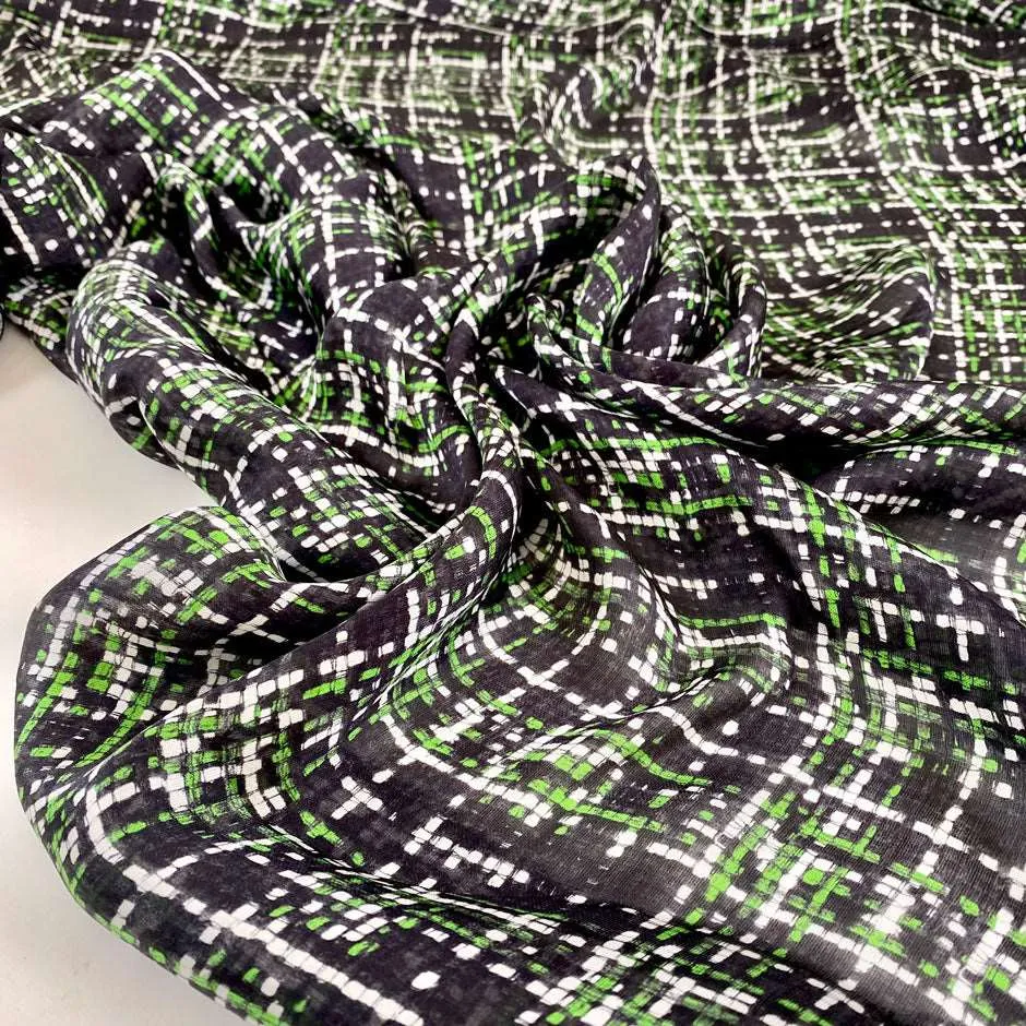 Green Silk Charmeuse