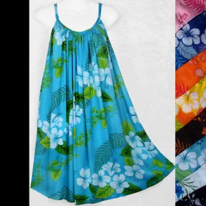 Hawaii Floral Parachute Dress