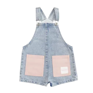 HEVEN CHILD POCKETS DENIM OVERALL
