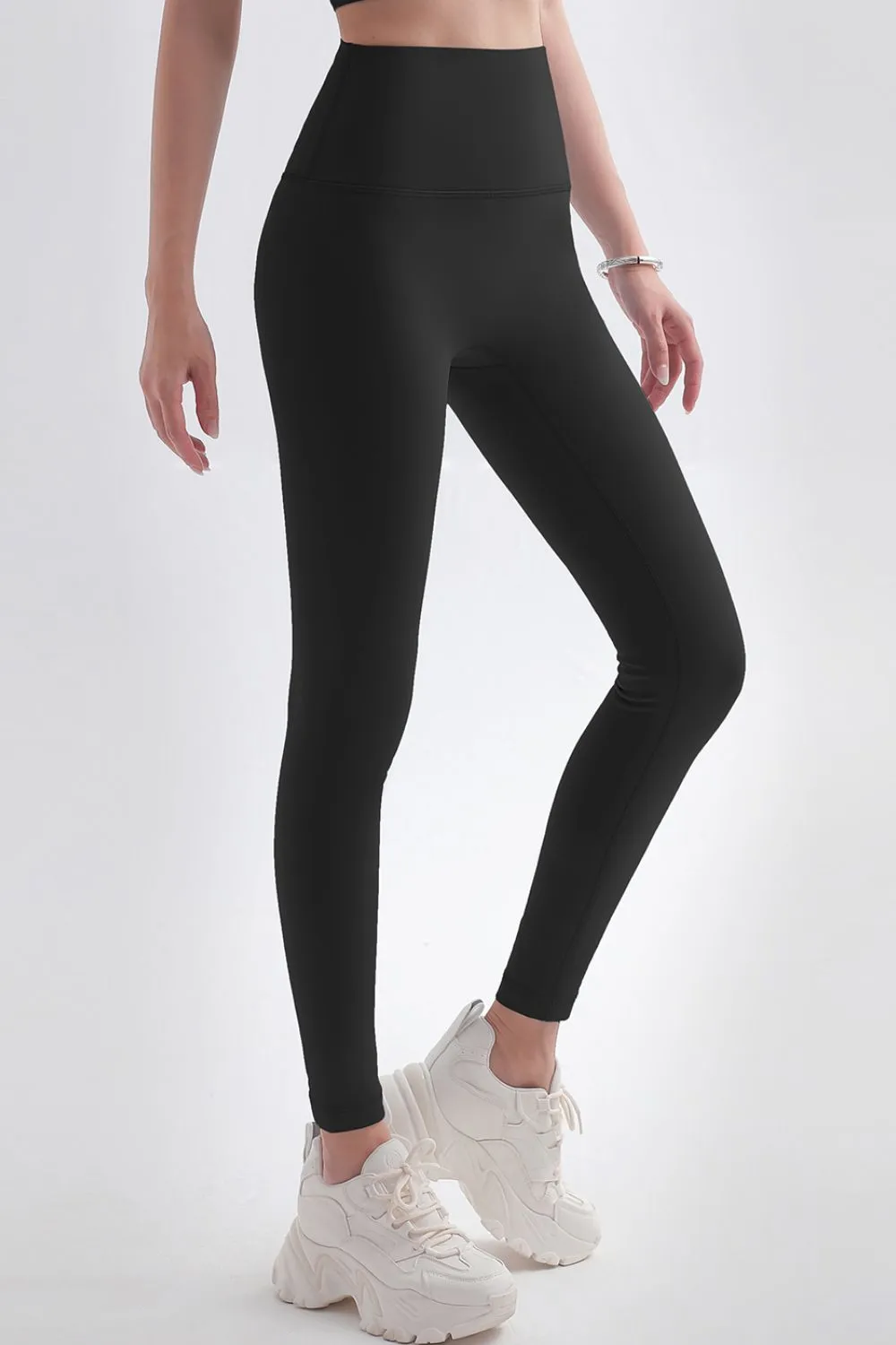 Highly Stretchy Elastic Waistband Yoga Leggings