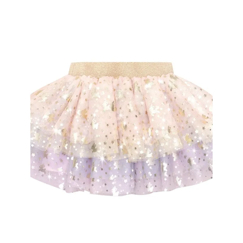 Huxbaby Reindeer Friends Tulle Skirt