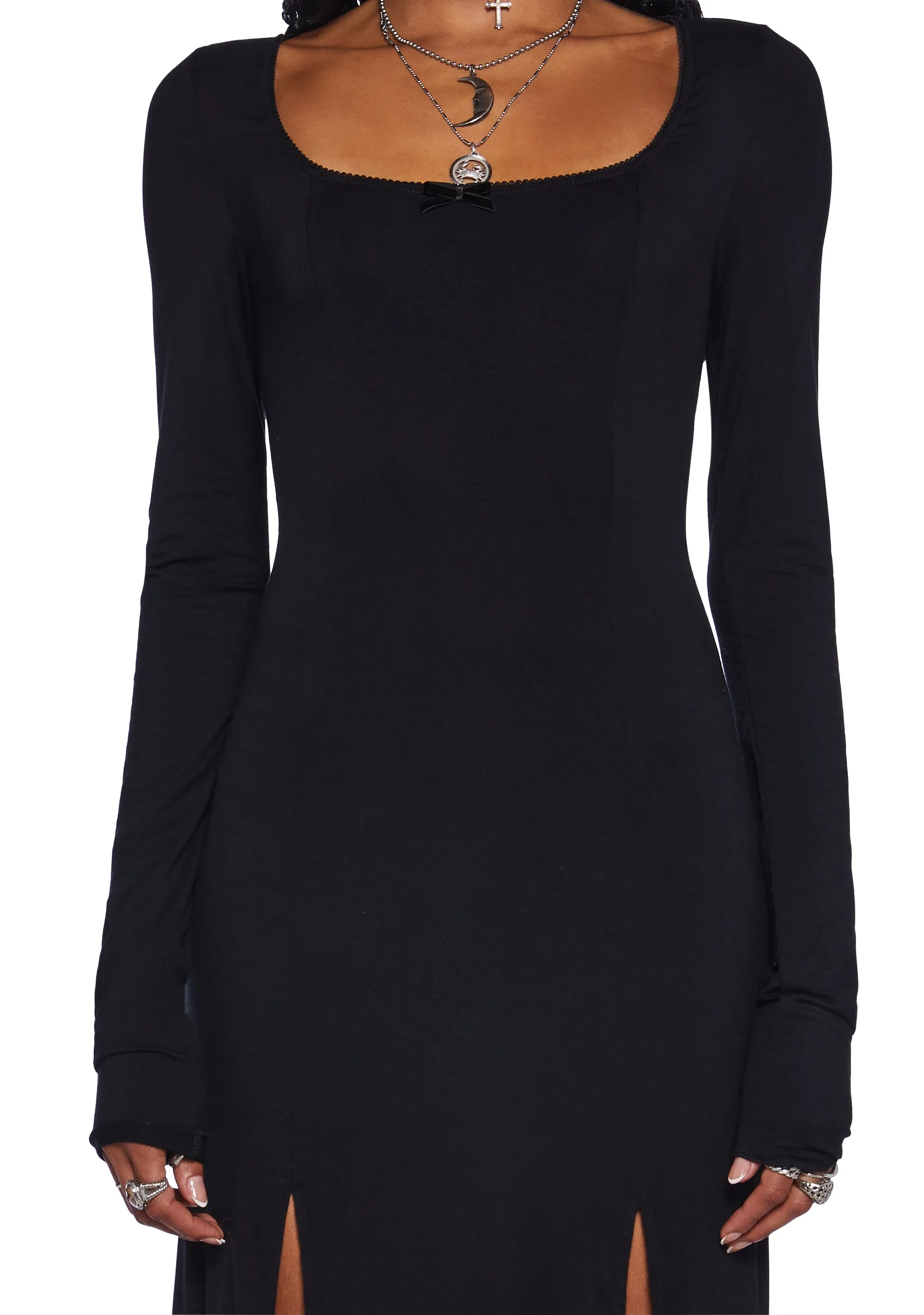Invoke The Spirits Bodycon Maxi Dress