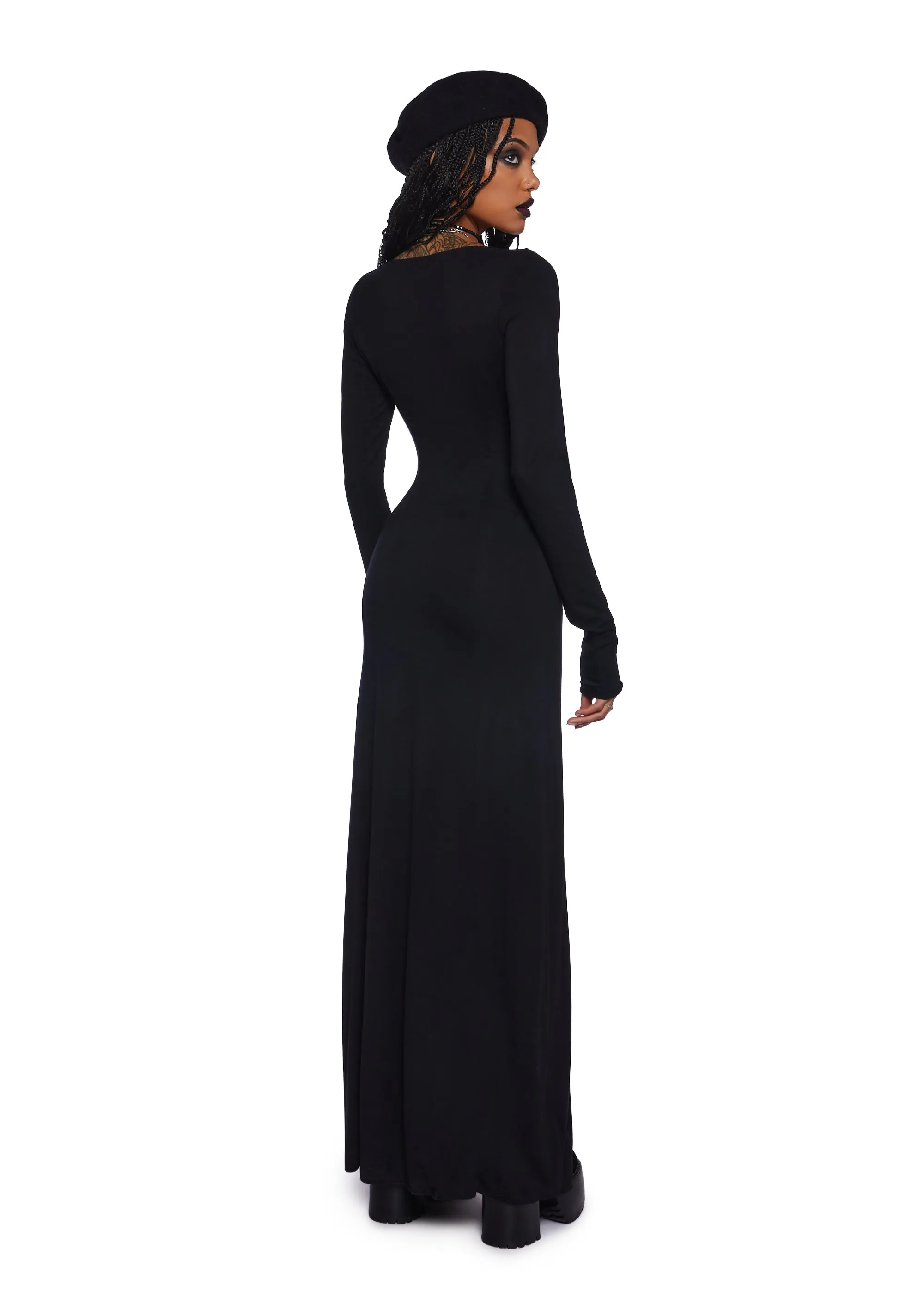 Invoke The Spirits Bodycon Maxi Dress