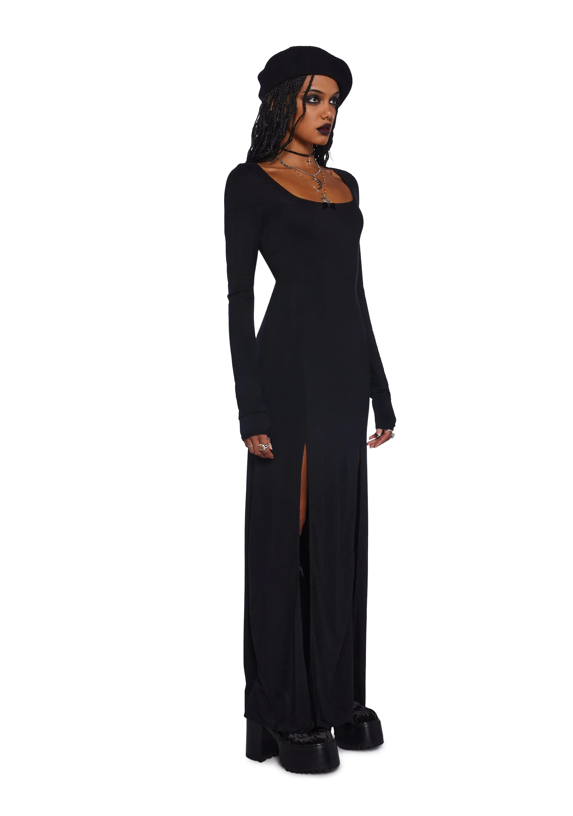 Invoke The Spirits Bodycon Maxi Dress