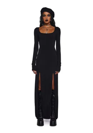 Invoke The Spirits Bodycon Maxi Dress