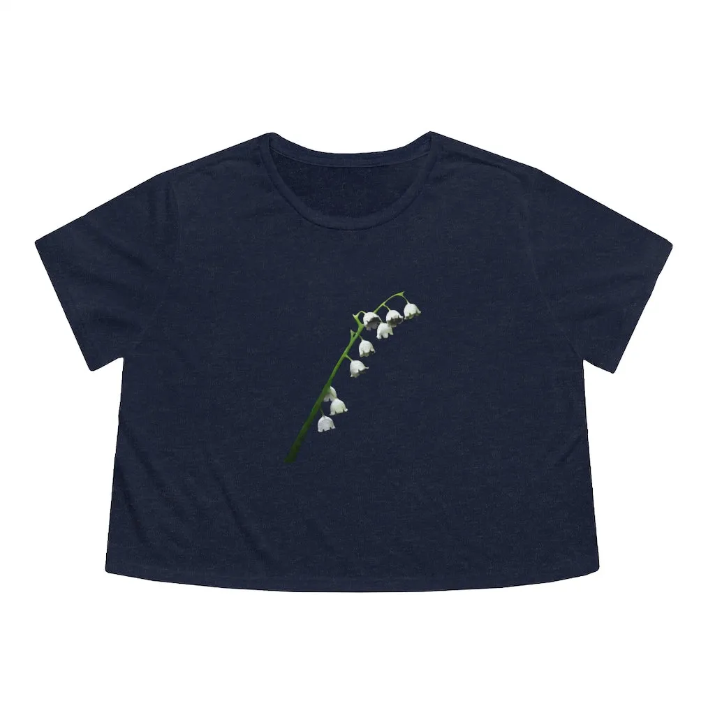 Lilly Women's Flowy Cropped Tee