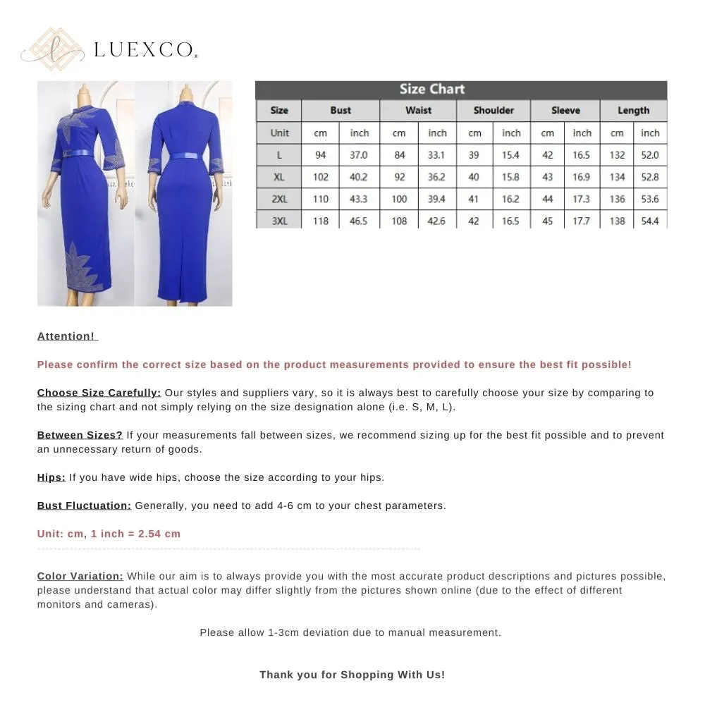 Luexco Beaded Evening Dress Ball Gown Dresses