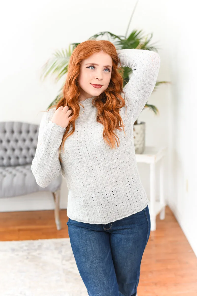 Matilda Knit Mock-Neck Sweater