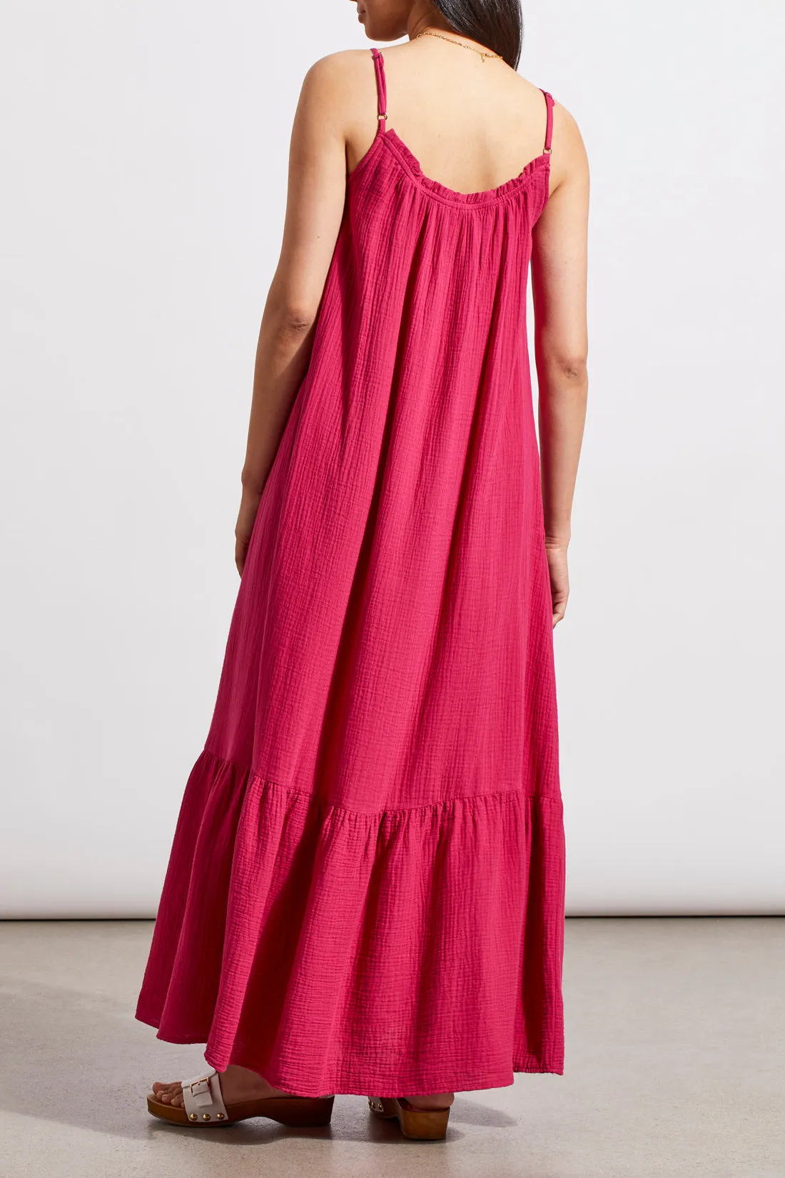 Maxi Dress with Frill