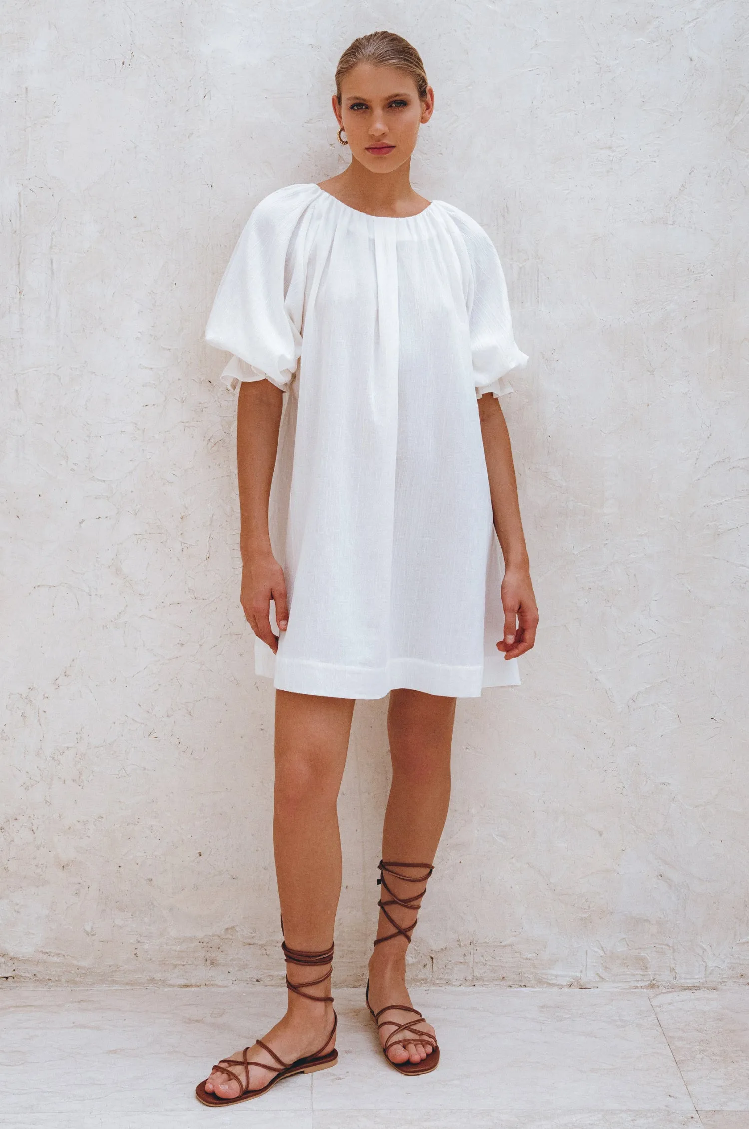 Medea Linen Mini Dress