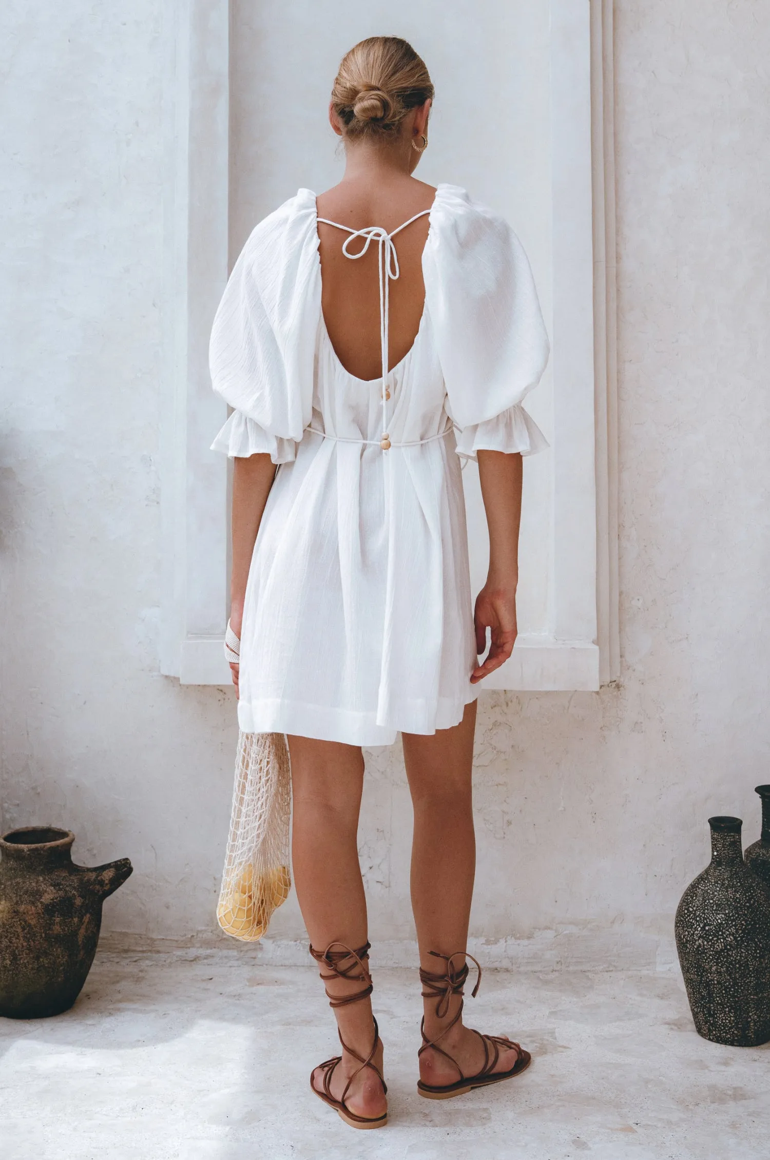 Medea Linen Mini Dress