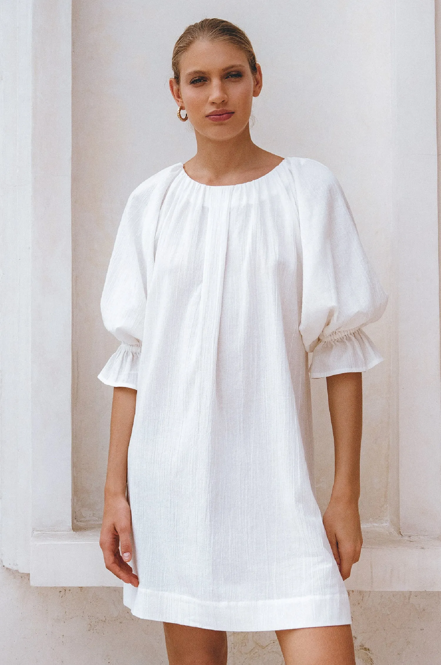Medea Linen Mini Dress