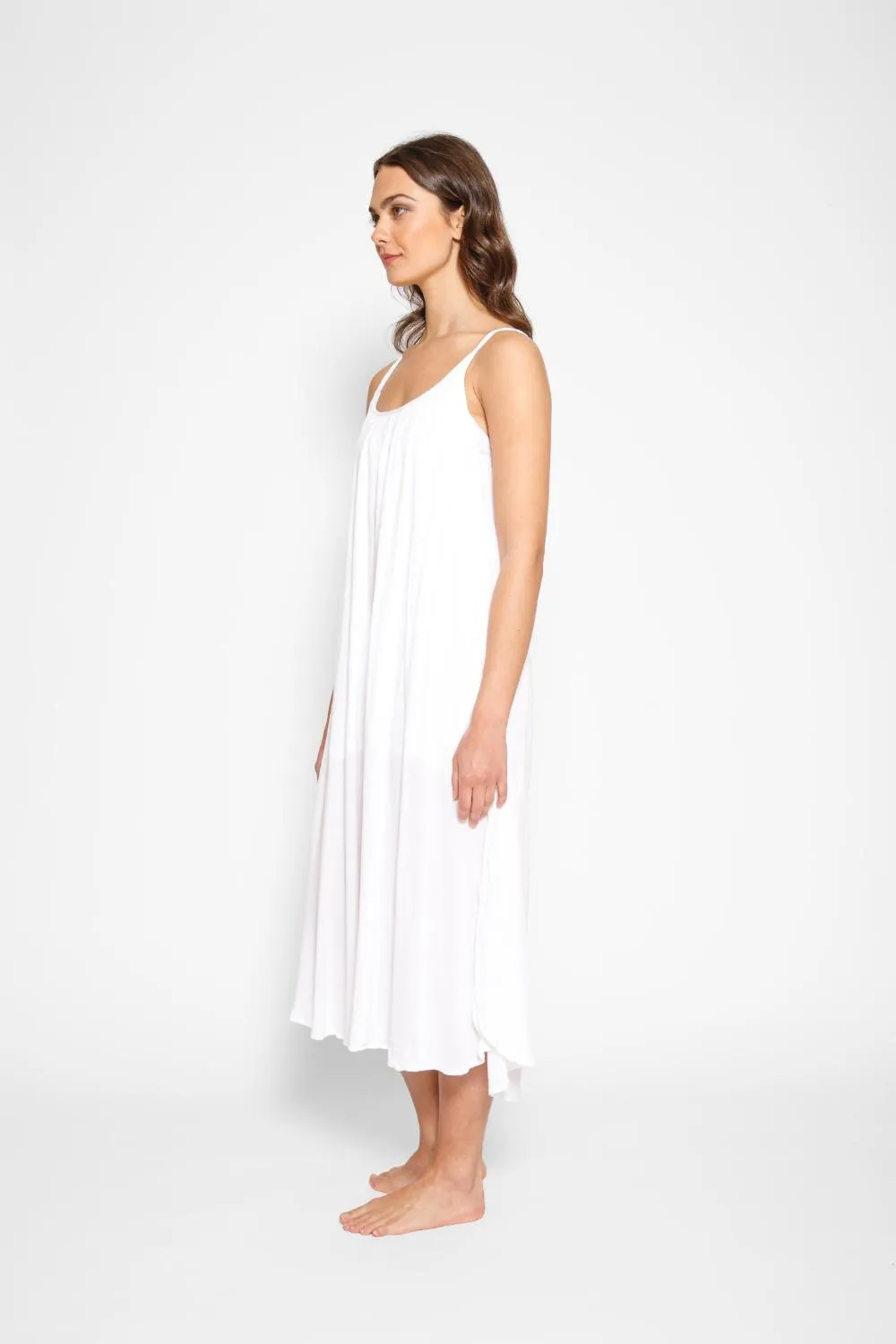 Miami Side Slit Strappy Midi Dress
