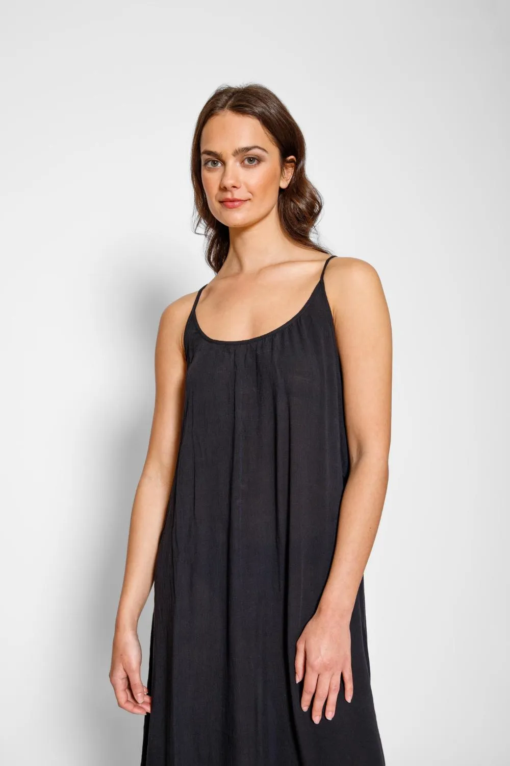 Miami Side Slit Strappy Midi Dress