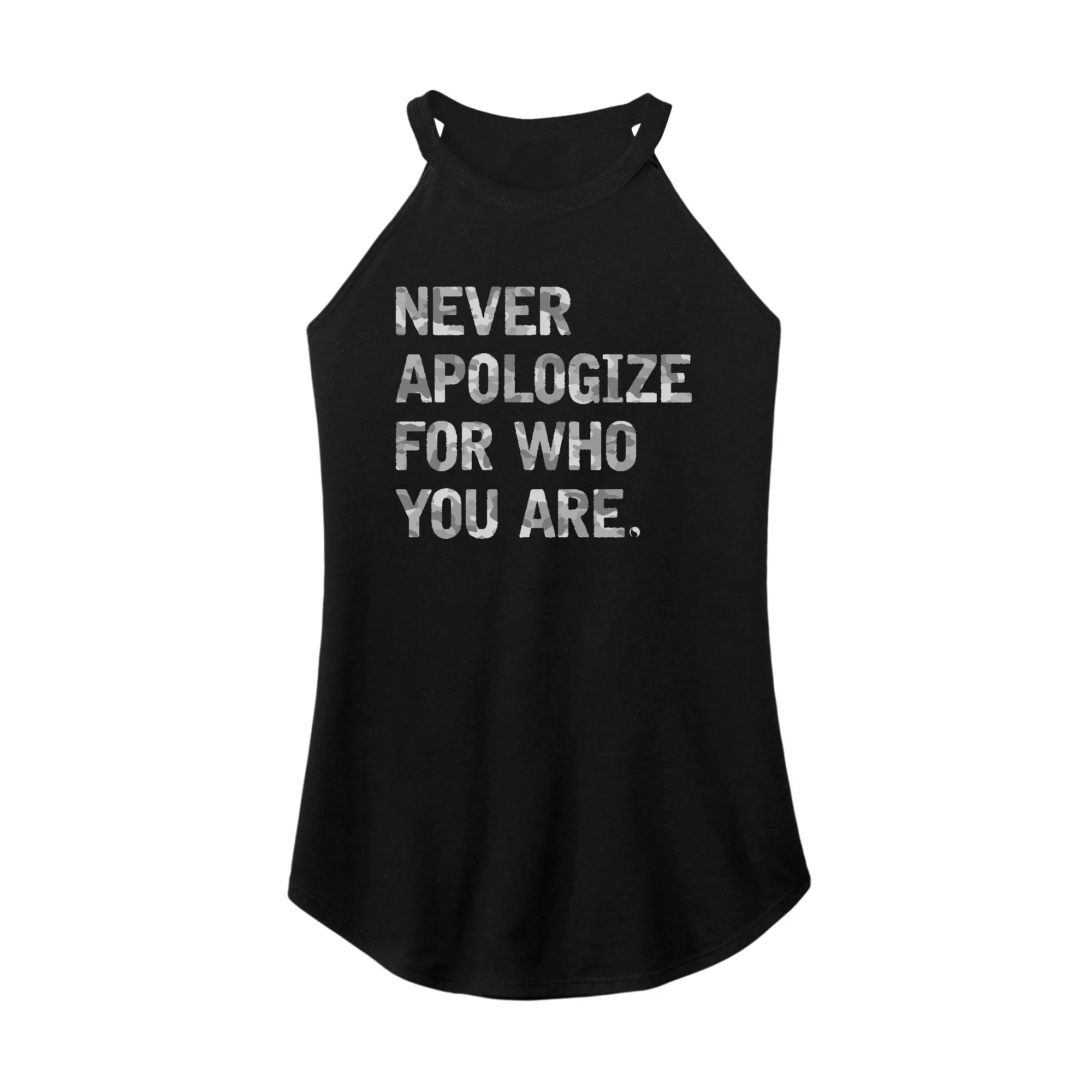 Never Apologize Rocker Tank Top