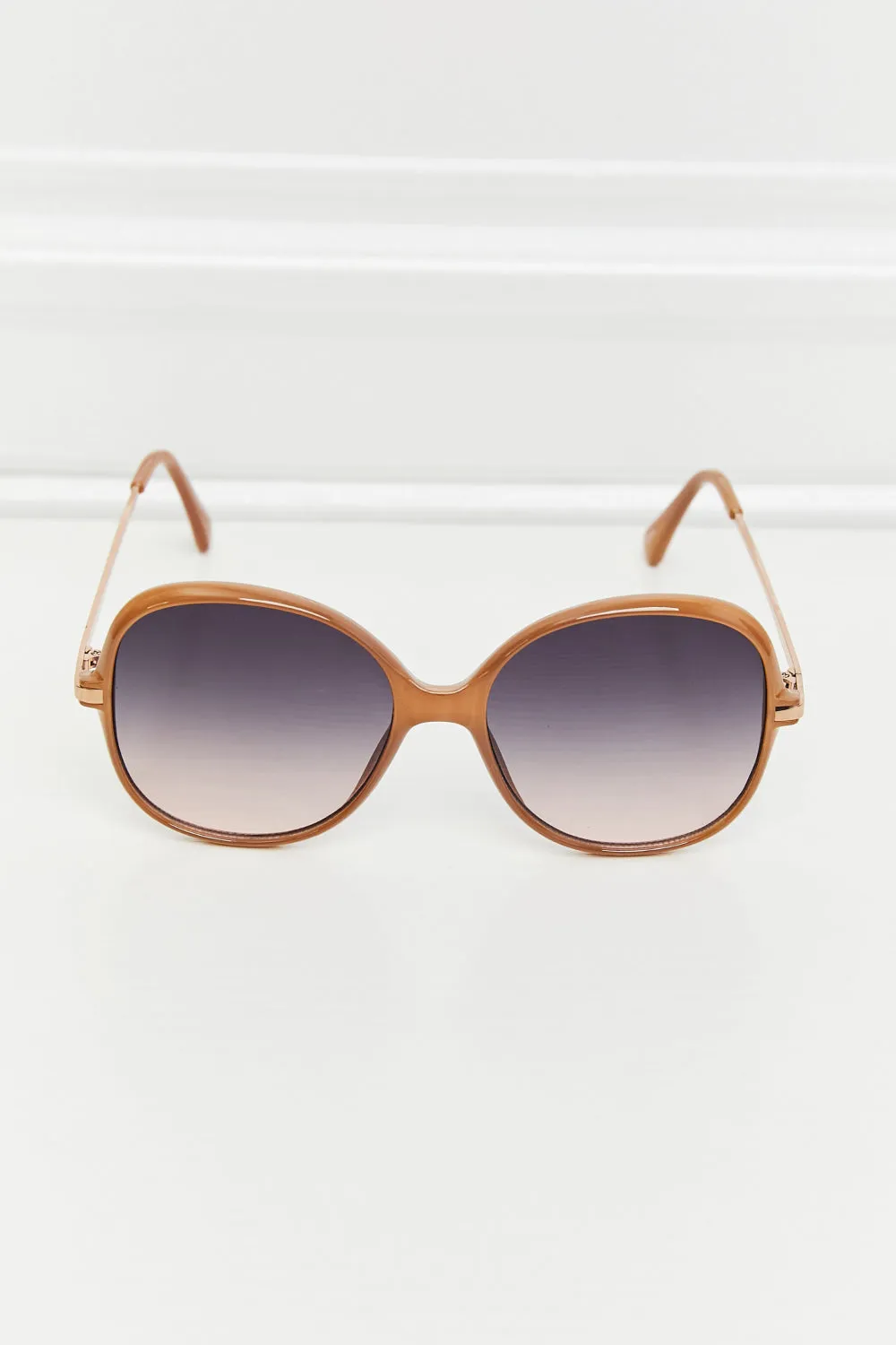 On A Perfect Day Metal-Plastic Hybrid Full Rim Sunglasses