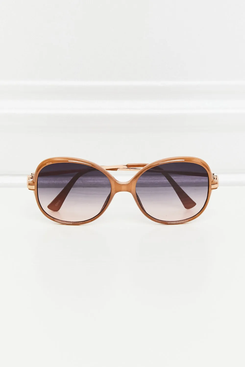 On A Perfect Day Metal-Plastic Hybrid Full Rim Sunglasses