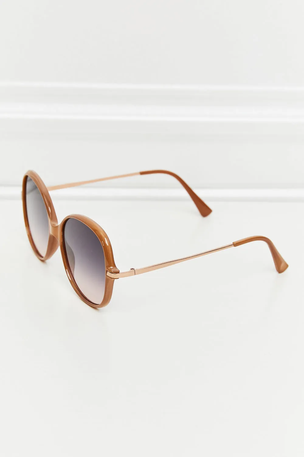On A Perfect Day Metal-Plastic Hybrid Full Rim Sunglasses
