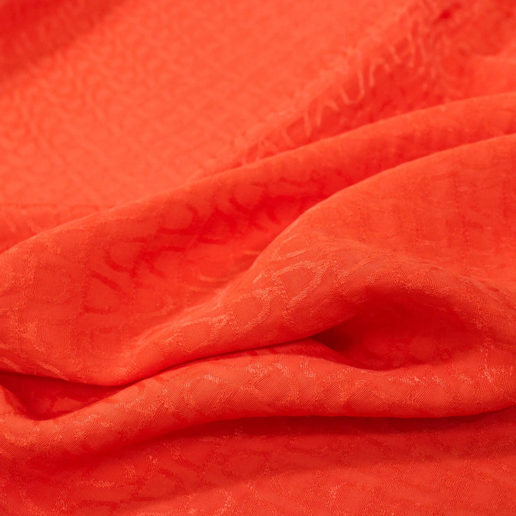 ORANGE DRAPEY JACQUARD