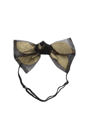 Organza Petal Clip   Wrap - Black
