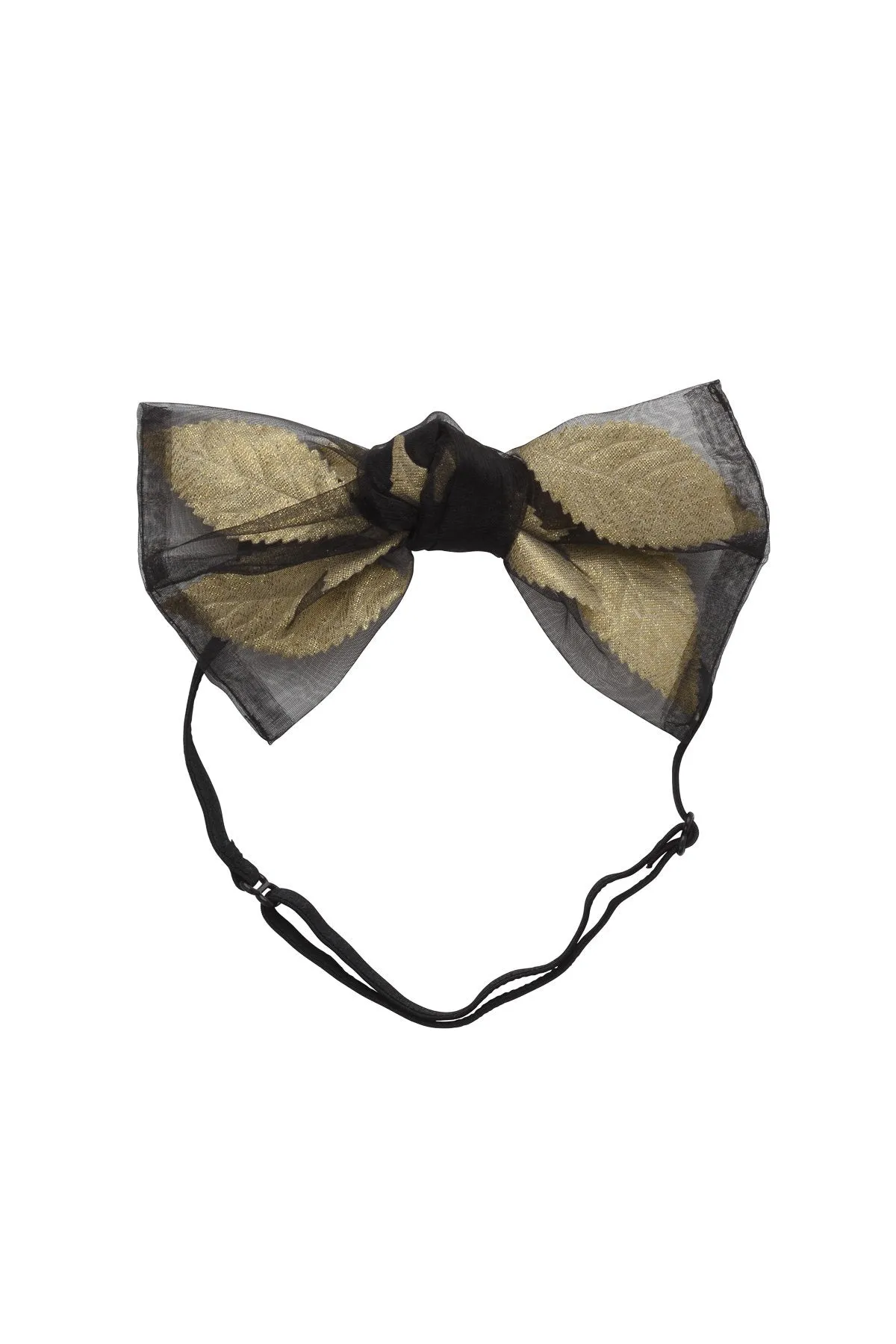Organza Petal Clip   Wrap - Black