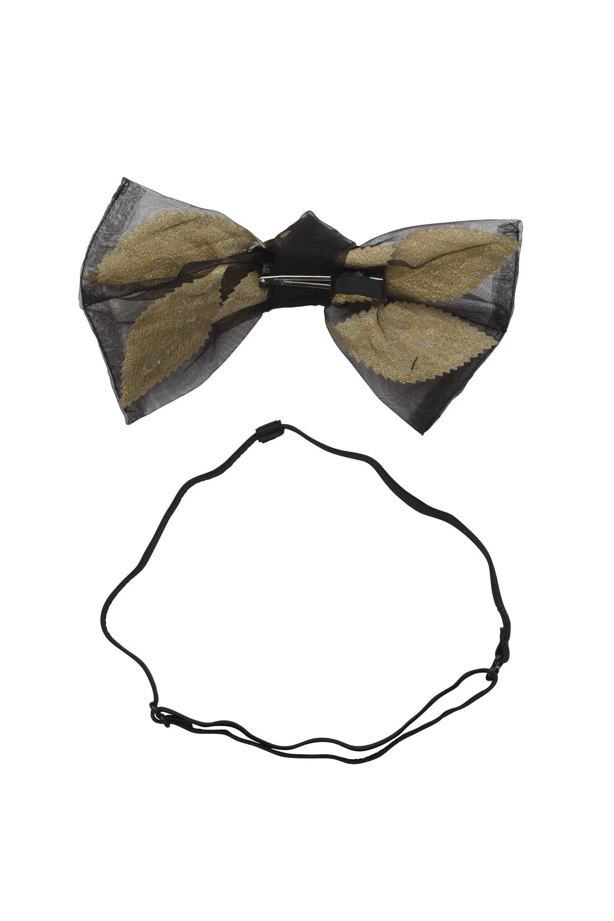 Organza Petal Clip   Wrap - Black