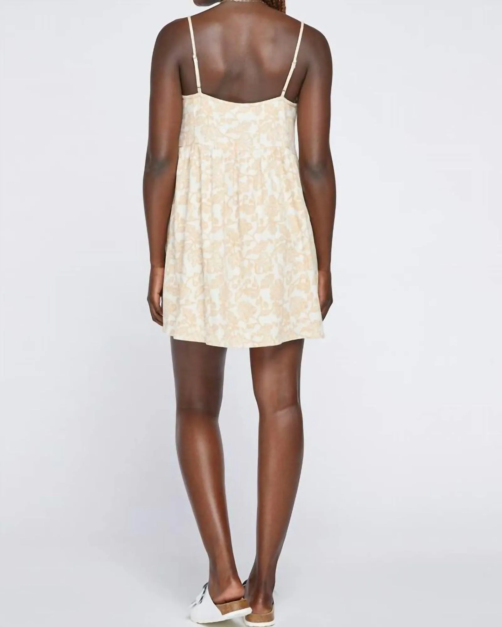 Palm Dress In Honey Floral | Honey Floral