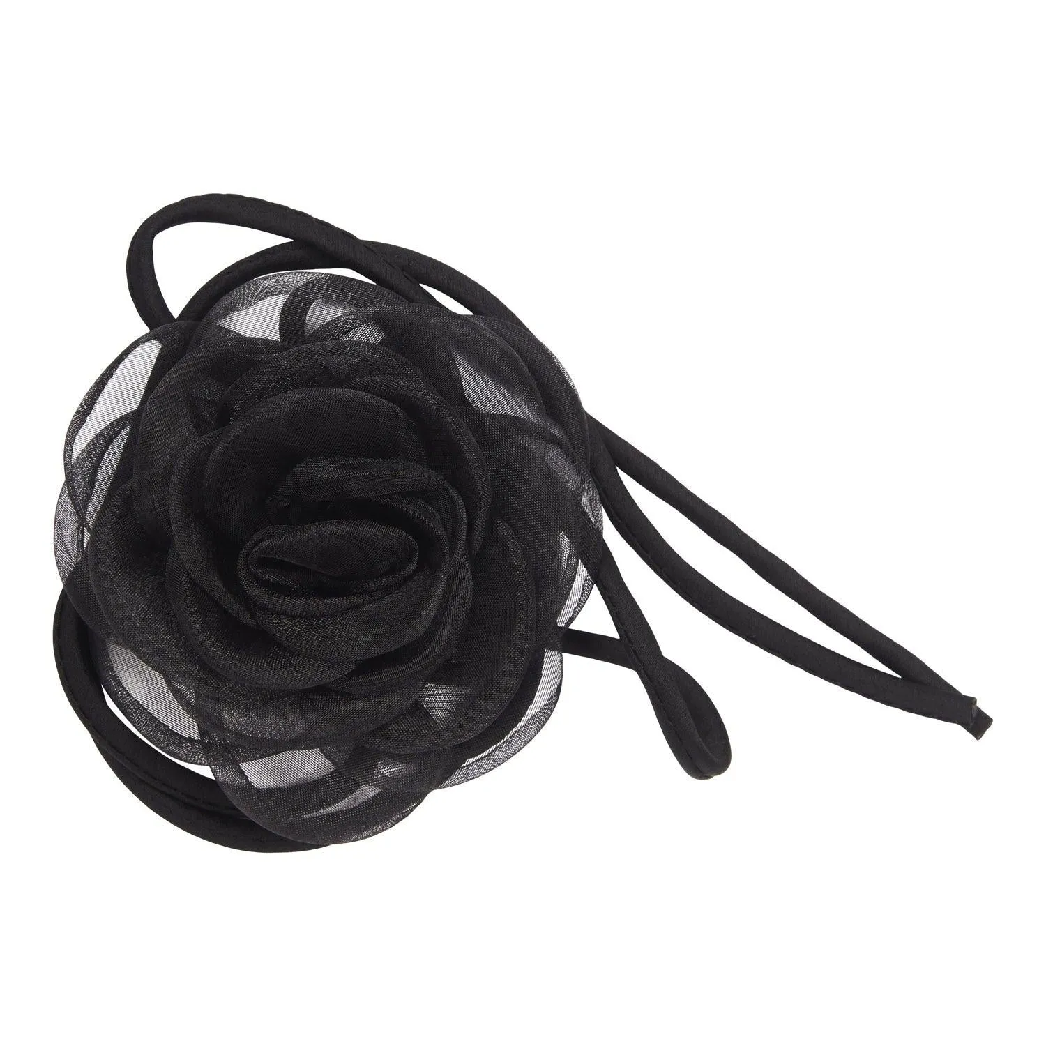 Pico Copenhagen - Organza Rose String - Black