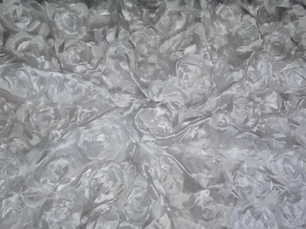 POLYESTER SATIN FABRIC 44&quot; LIGHT IVORY COLOR