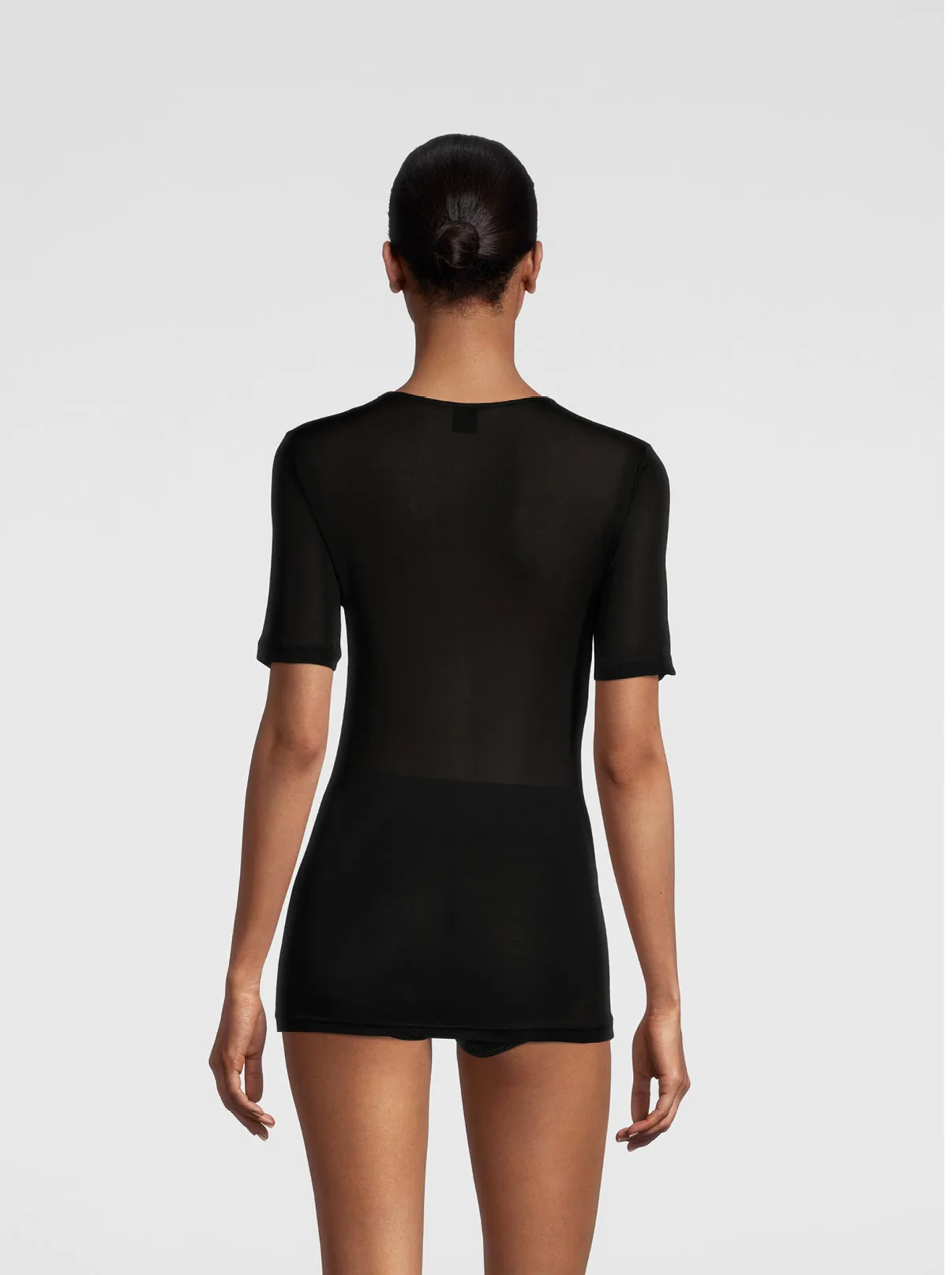 Pure Silk T-shirt Woman 4484