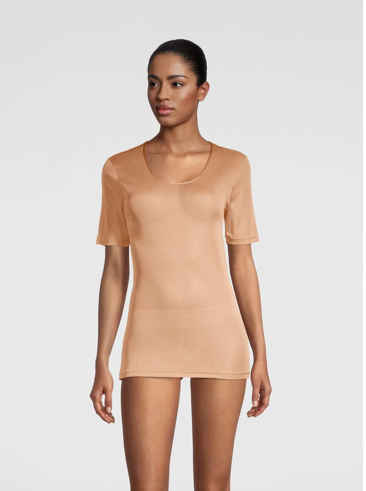Pure Silk T-shirt Woman 4484