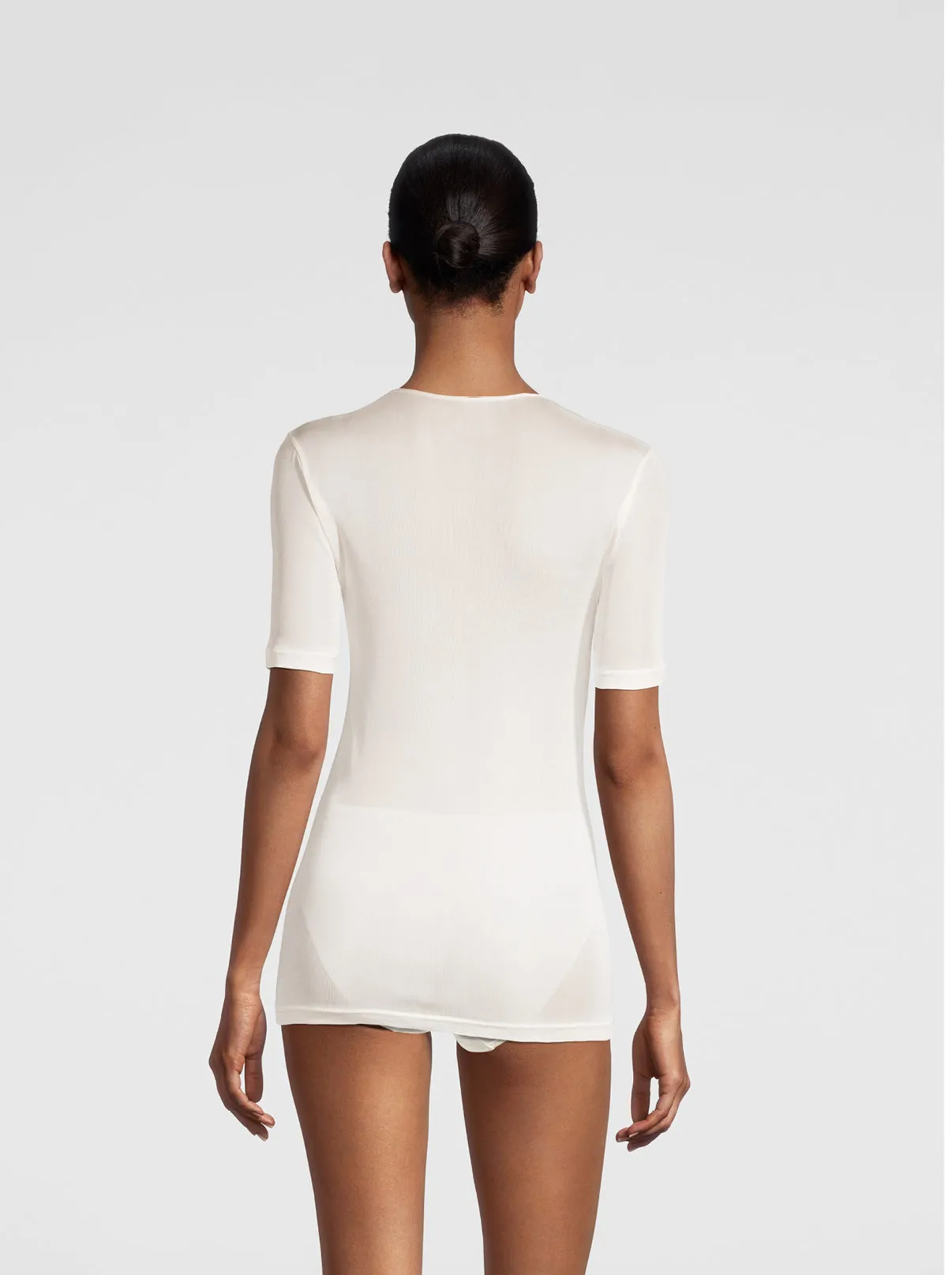 Pure Silk T-shirt Woman 4484