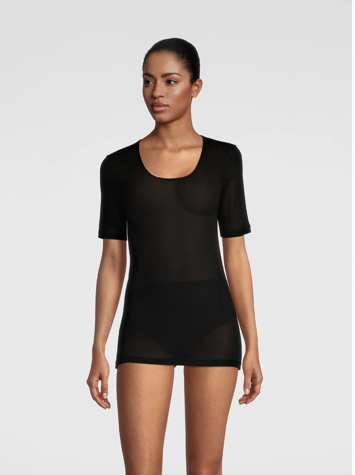 Pure Silk T-shirt Woman 4484