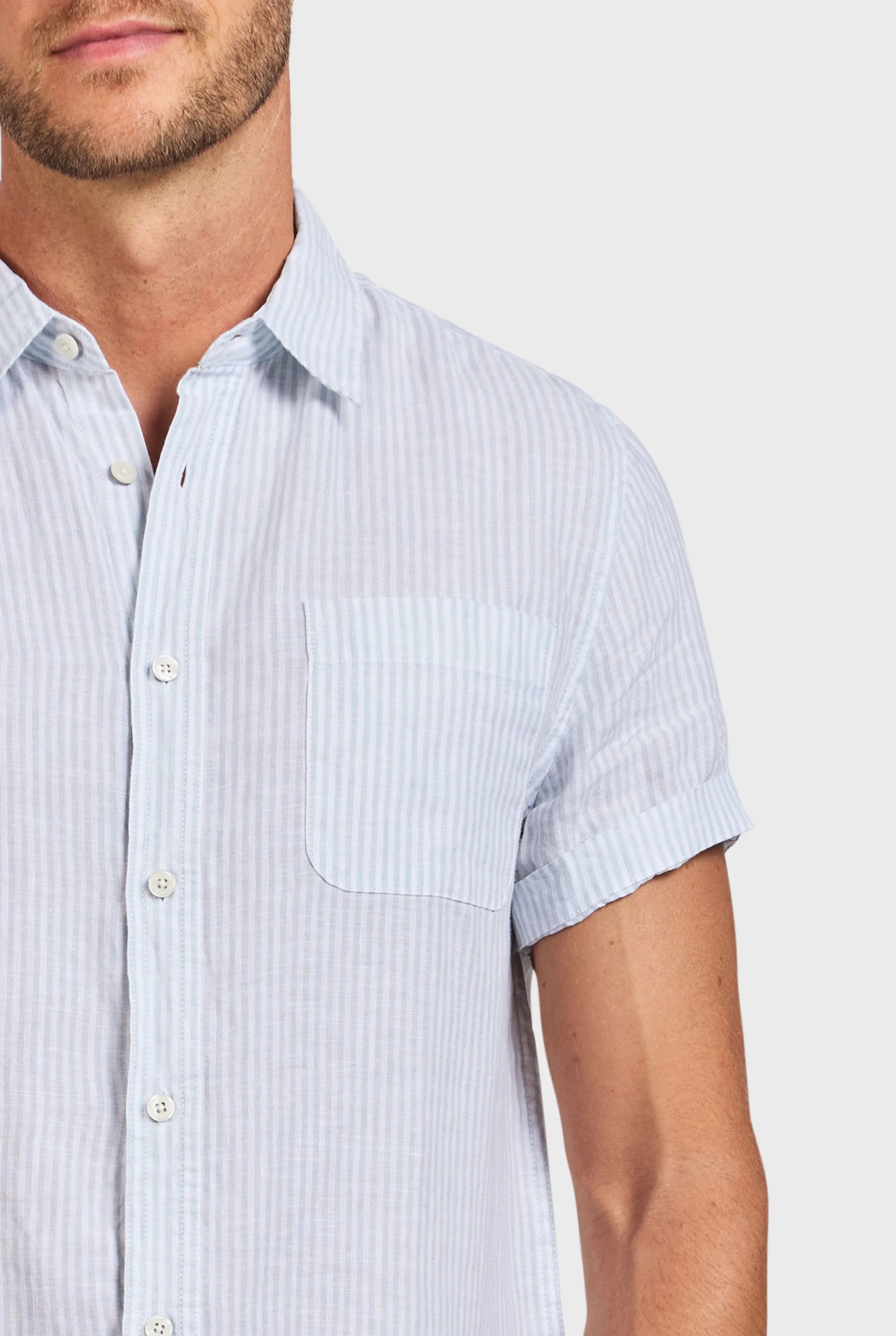 Rory Short Sleeve Linen Shirt