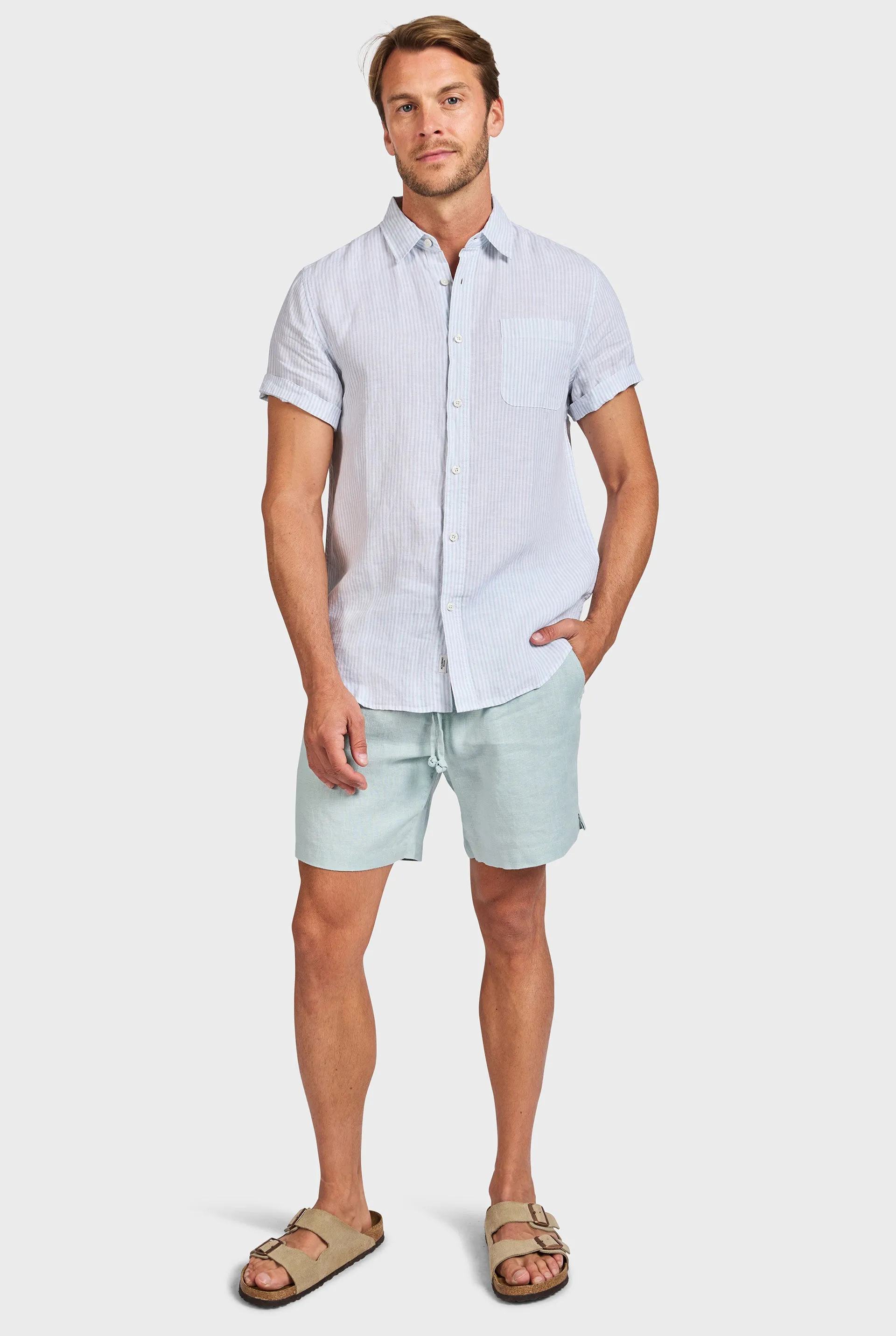 Rory Short Sleeve Linen Shirt