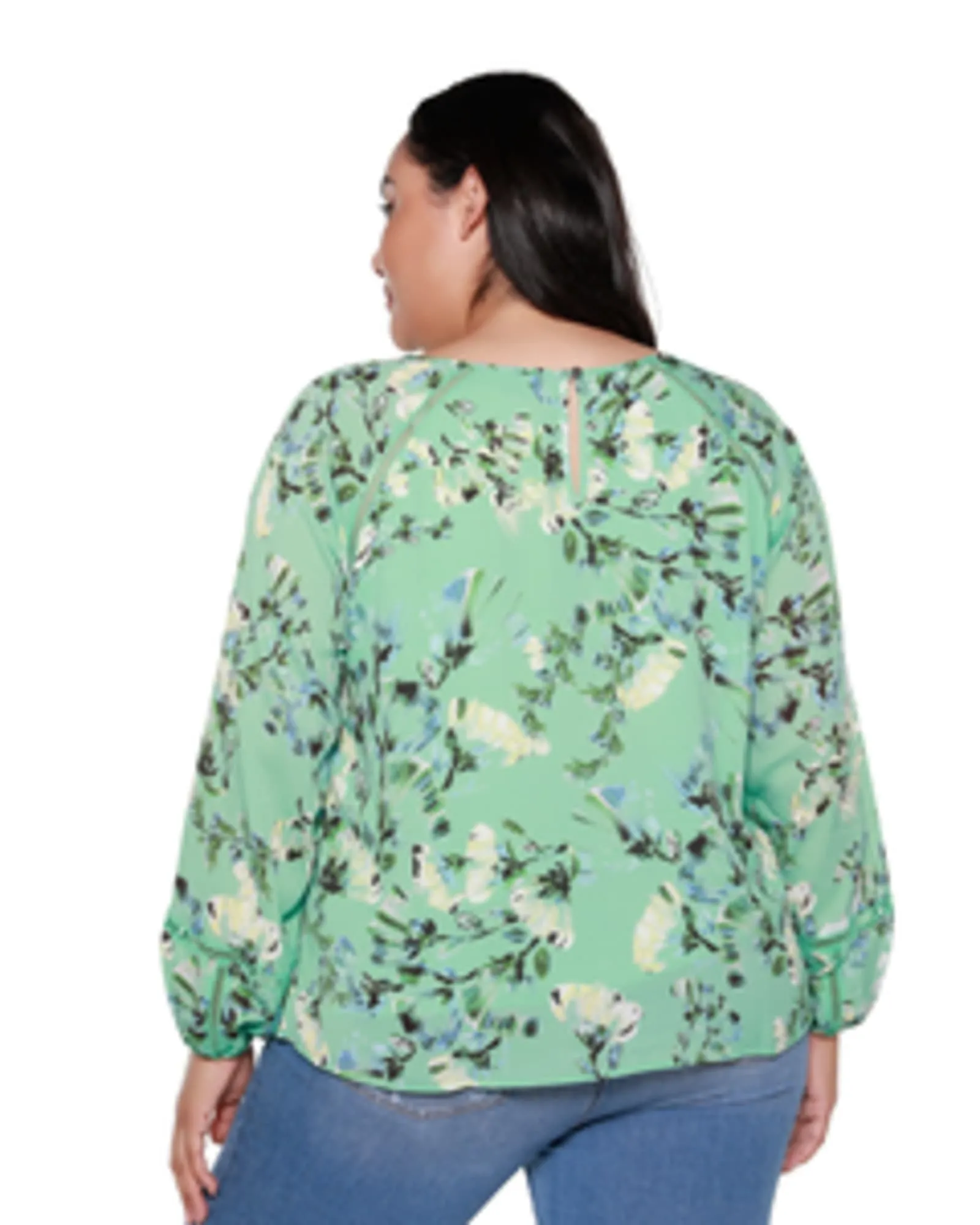 Ruby Floral Long Sleeve Top | Jade Floral