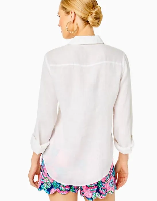 SEA VIEW BUTTON DOWN - RESORT WHITE