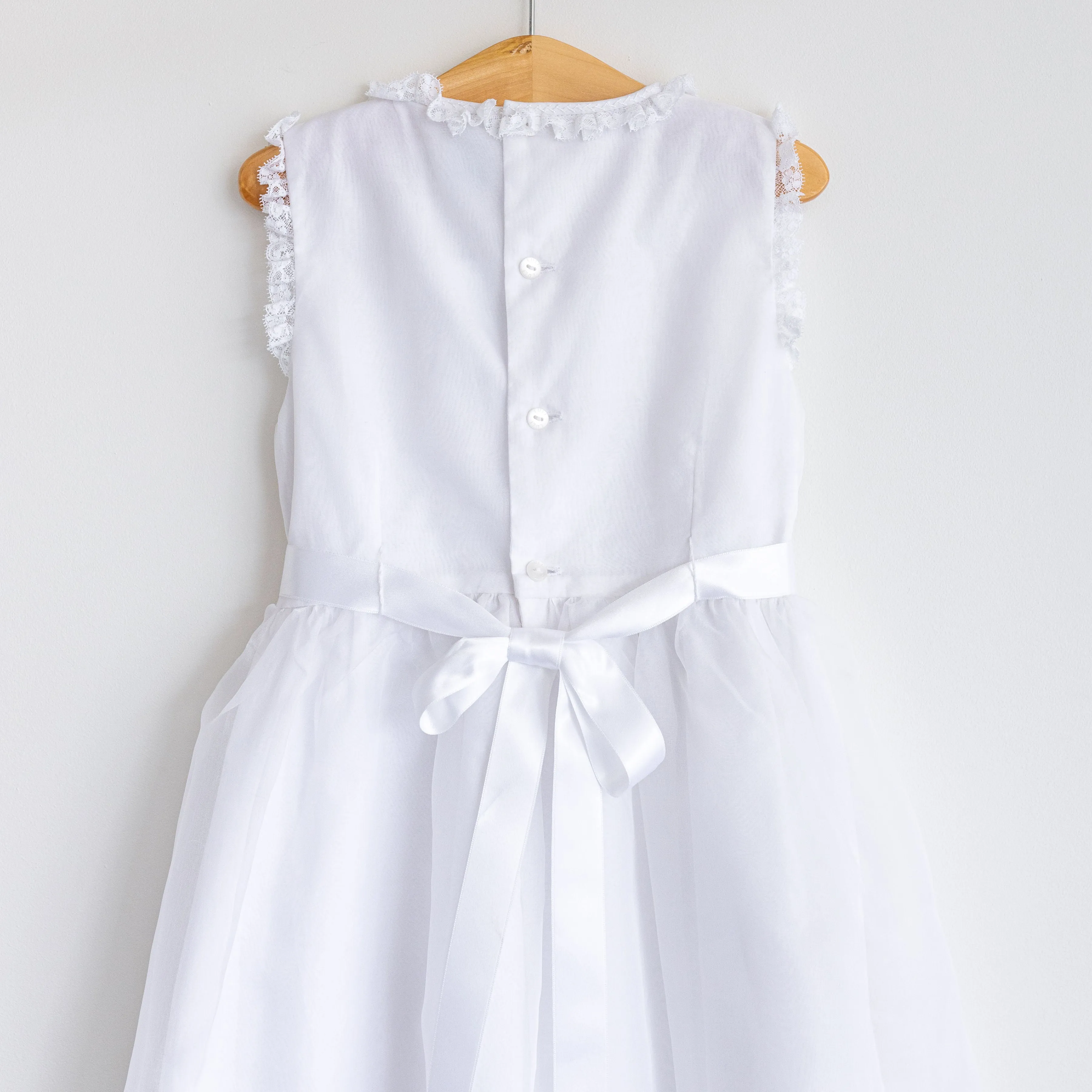 Silk Organza & Lace Dress