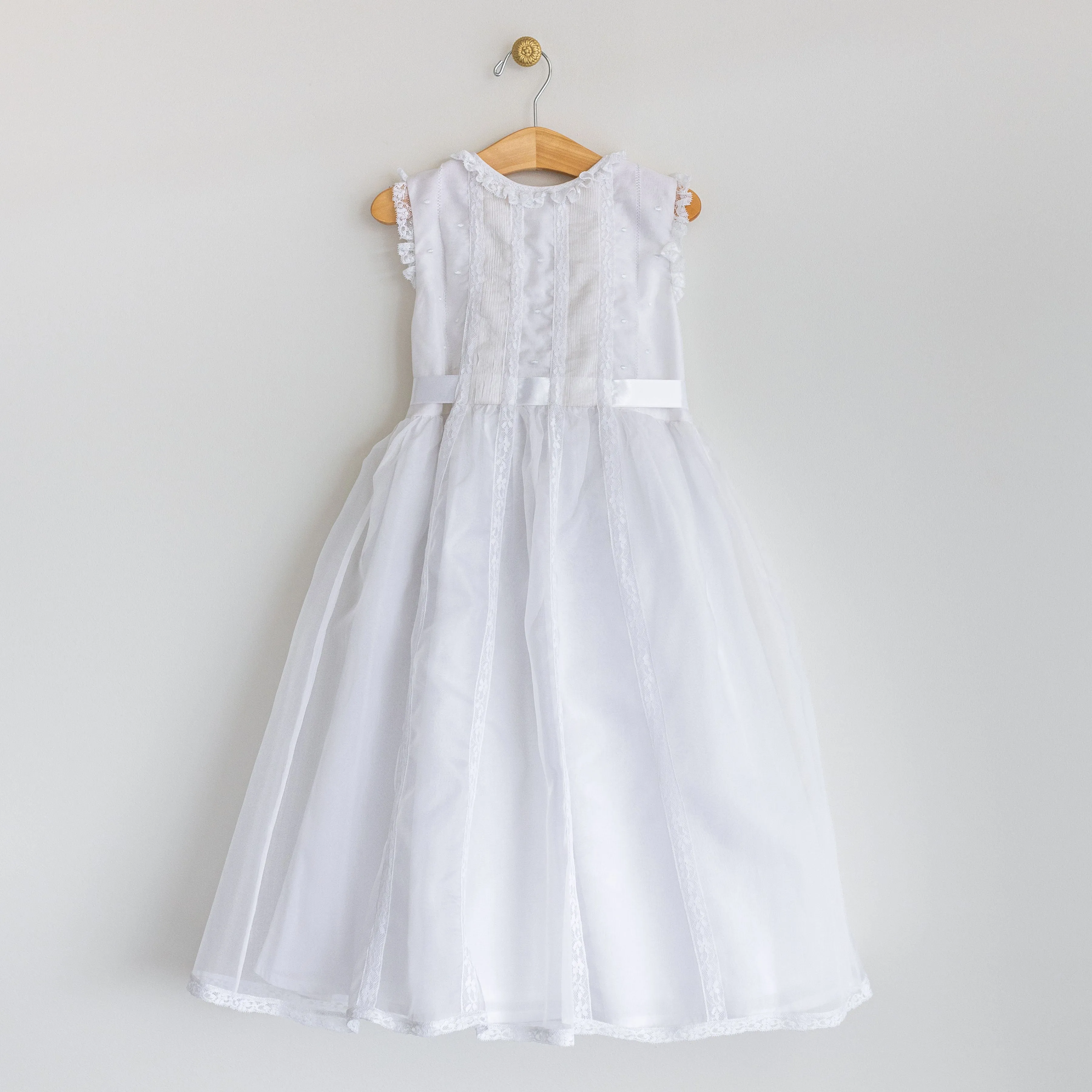 Silk Organza & Lace Dress
