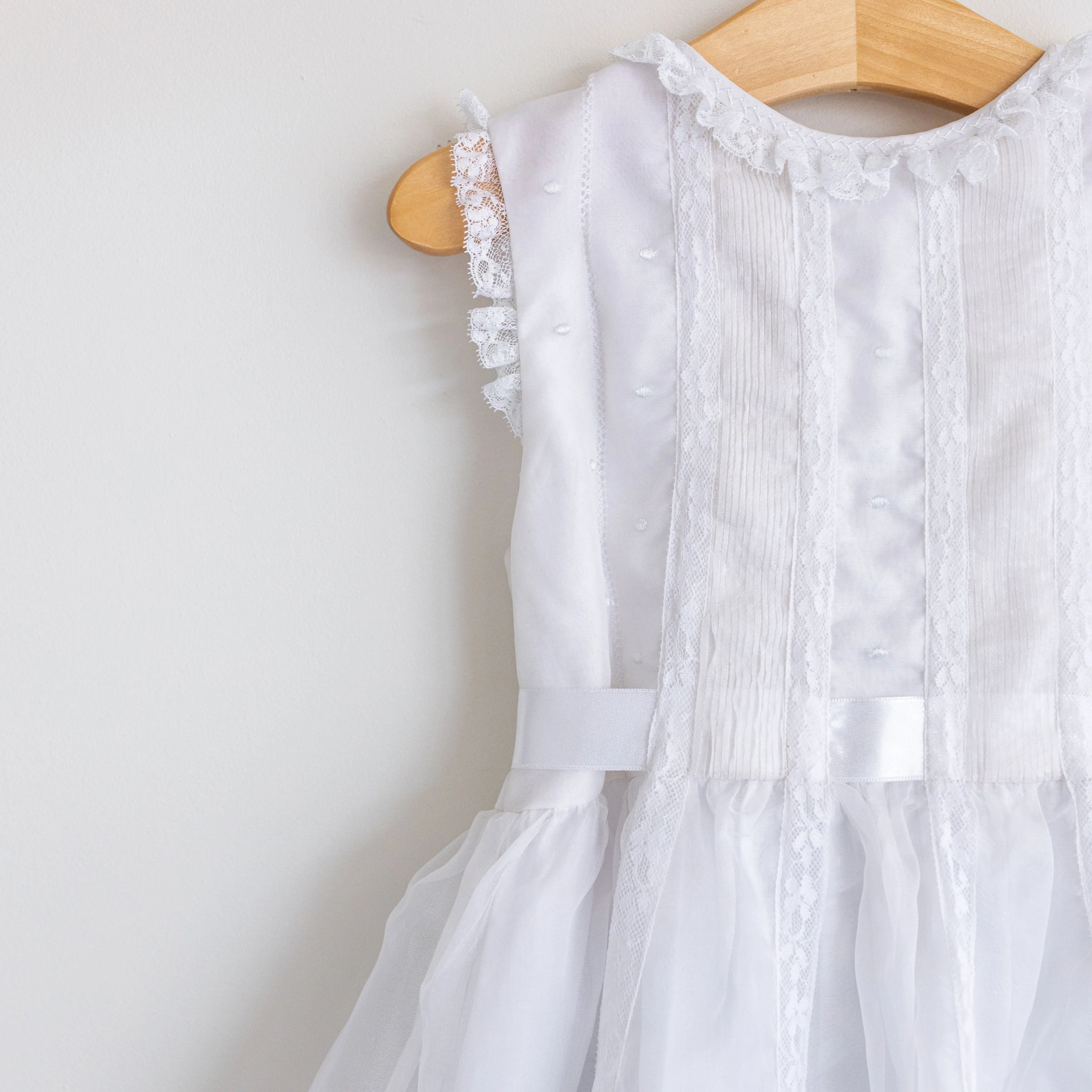 Silk Organza & Lace Dress