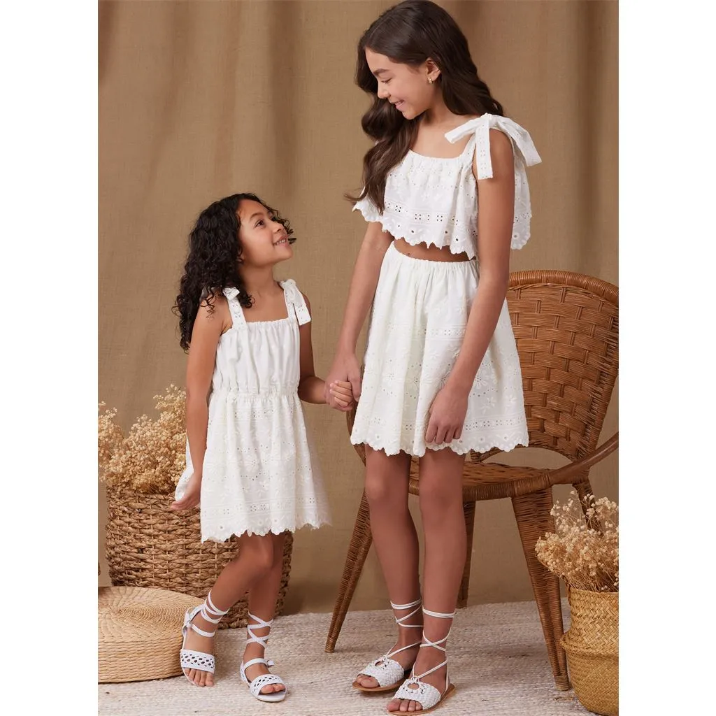 Simplicity Sewing Pattern S9963 Children's and Girls Tops, Skirts, and Dresses