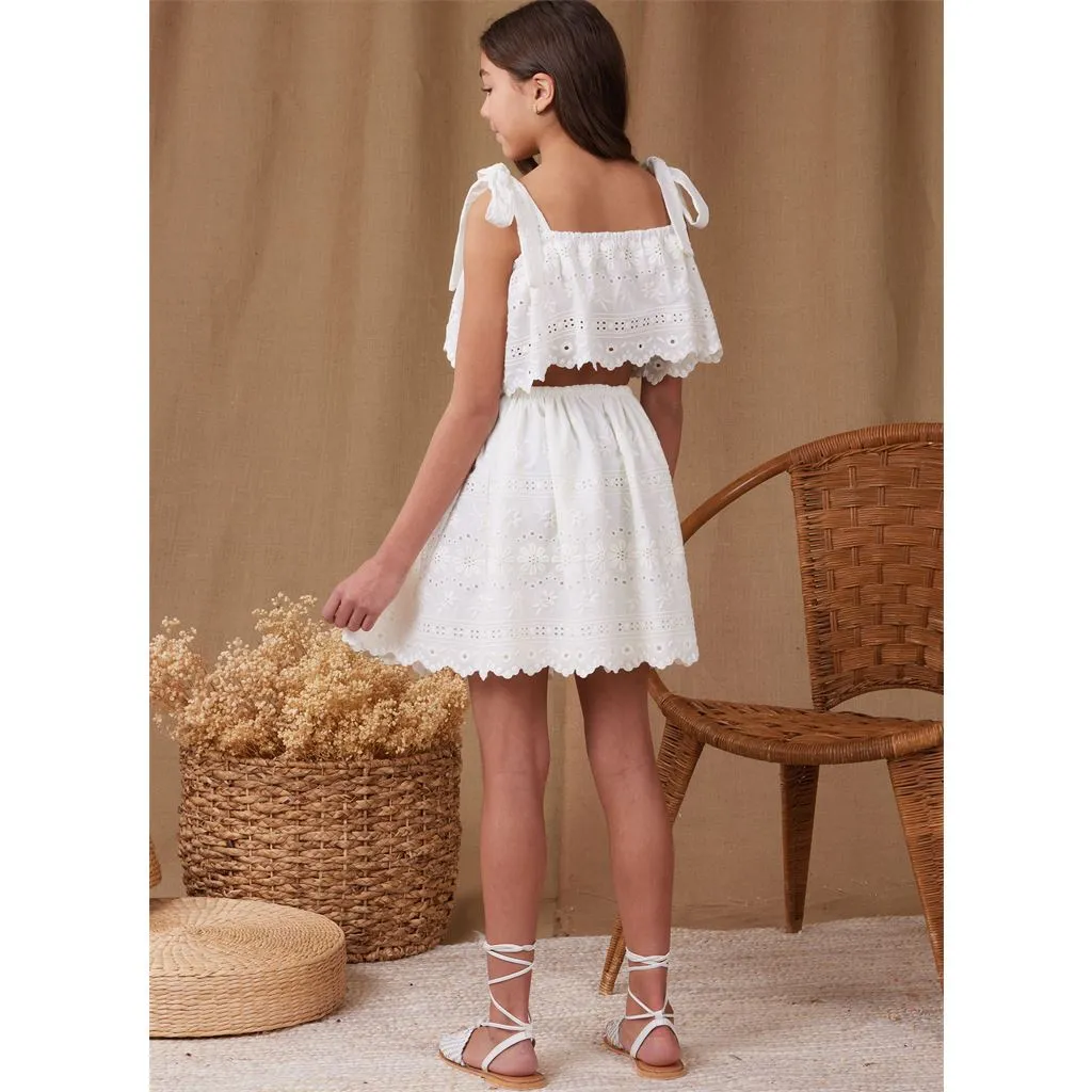 Simplicity Sewing Pattern S9963 Children's and Girls Tops, Skirts, and Dresses