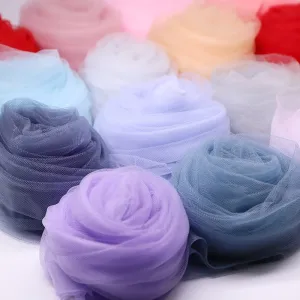 Soft sheer tulle fabric,net table runners cloth fabric ,tulle textile for wedding stage decoration background,DIY clothes dresses tulle fabric