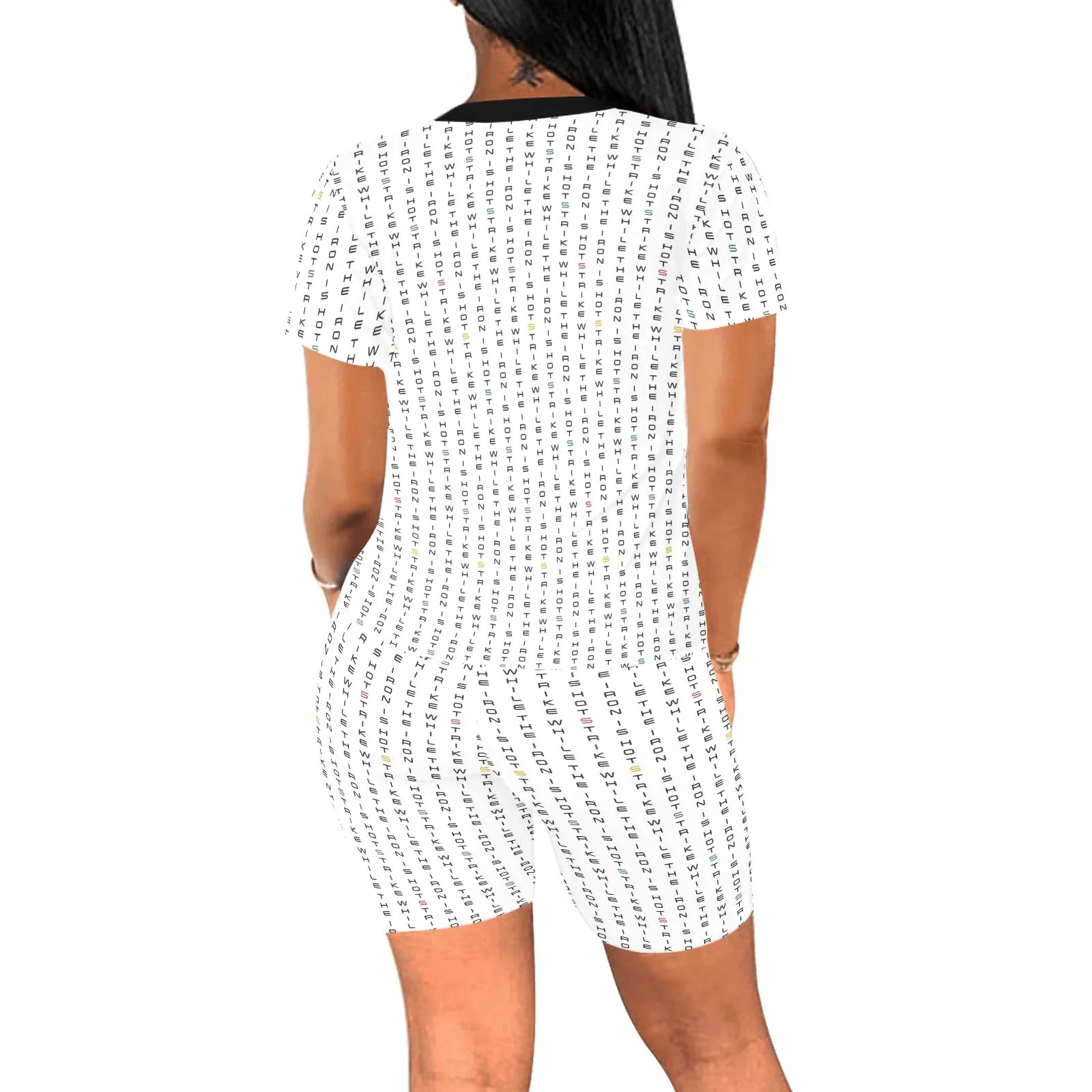 Strike While the Iron is Hot Women's Short Yoga Set