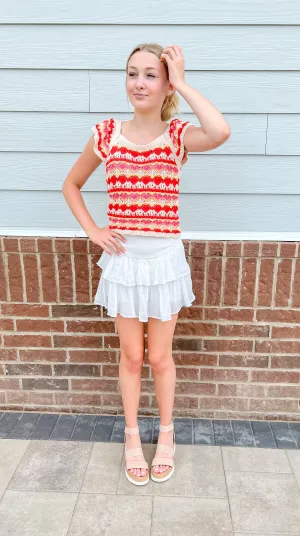 Sunset Crochet Top