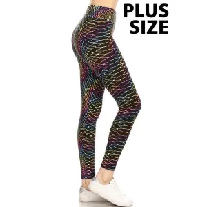TC Rainbow Colored Leggings