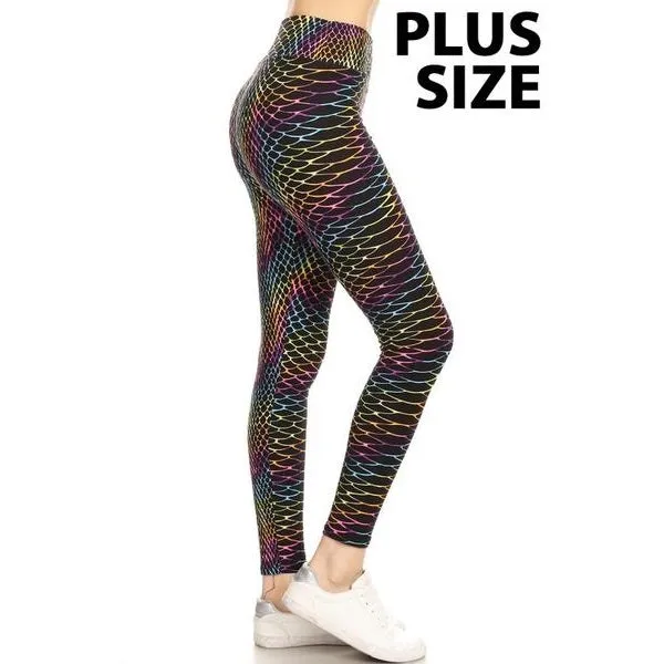 TC Rainbow Colored Leggings